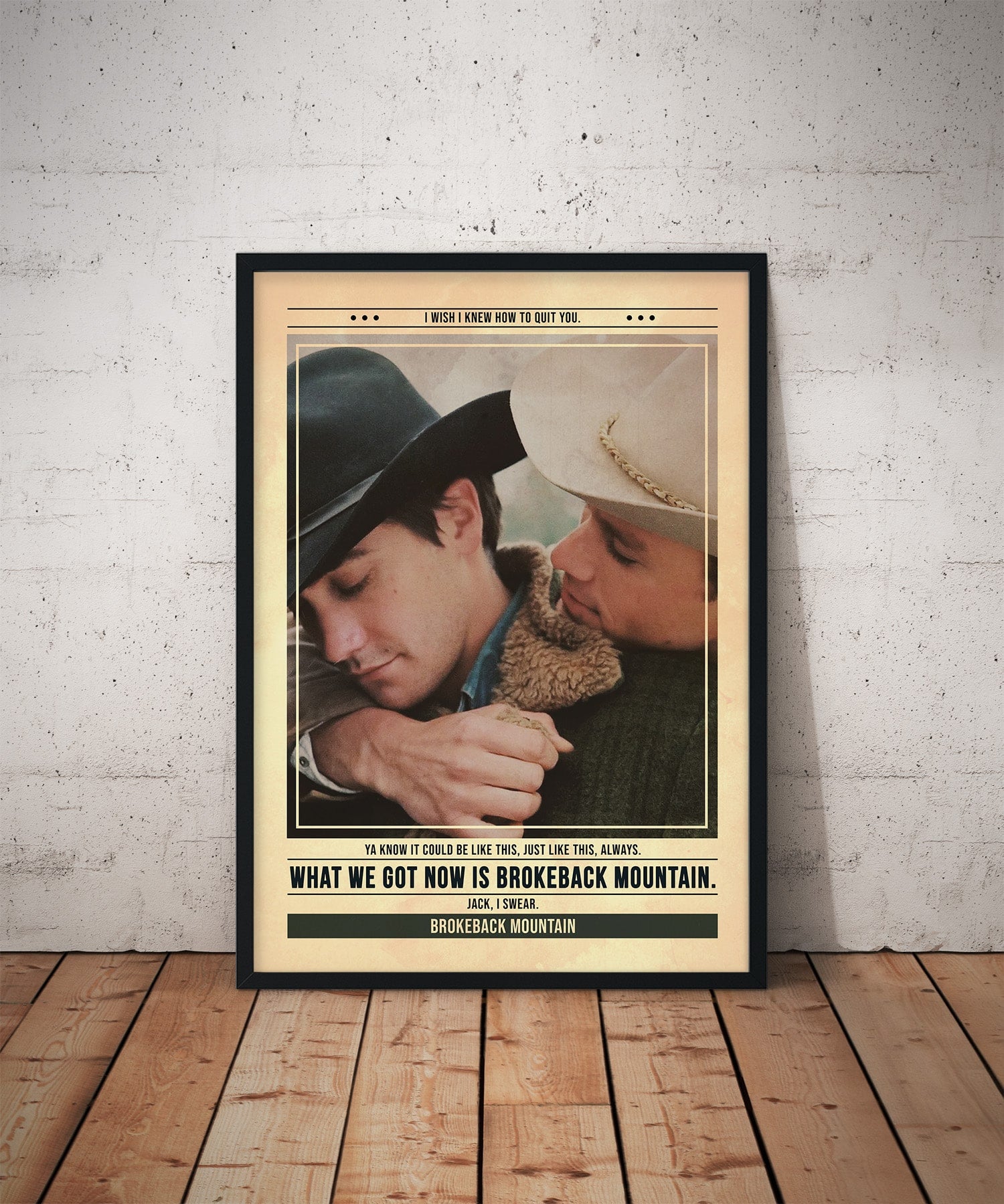 Brokeback Mountain Movie Print The Hog Art - Main Image
