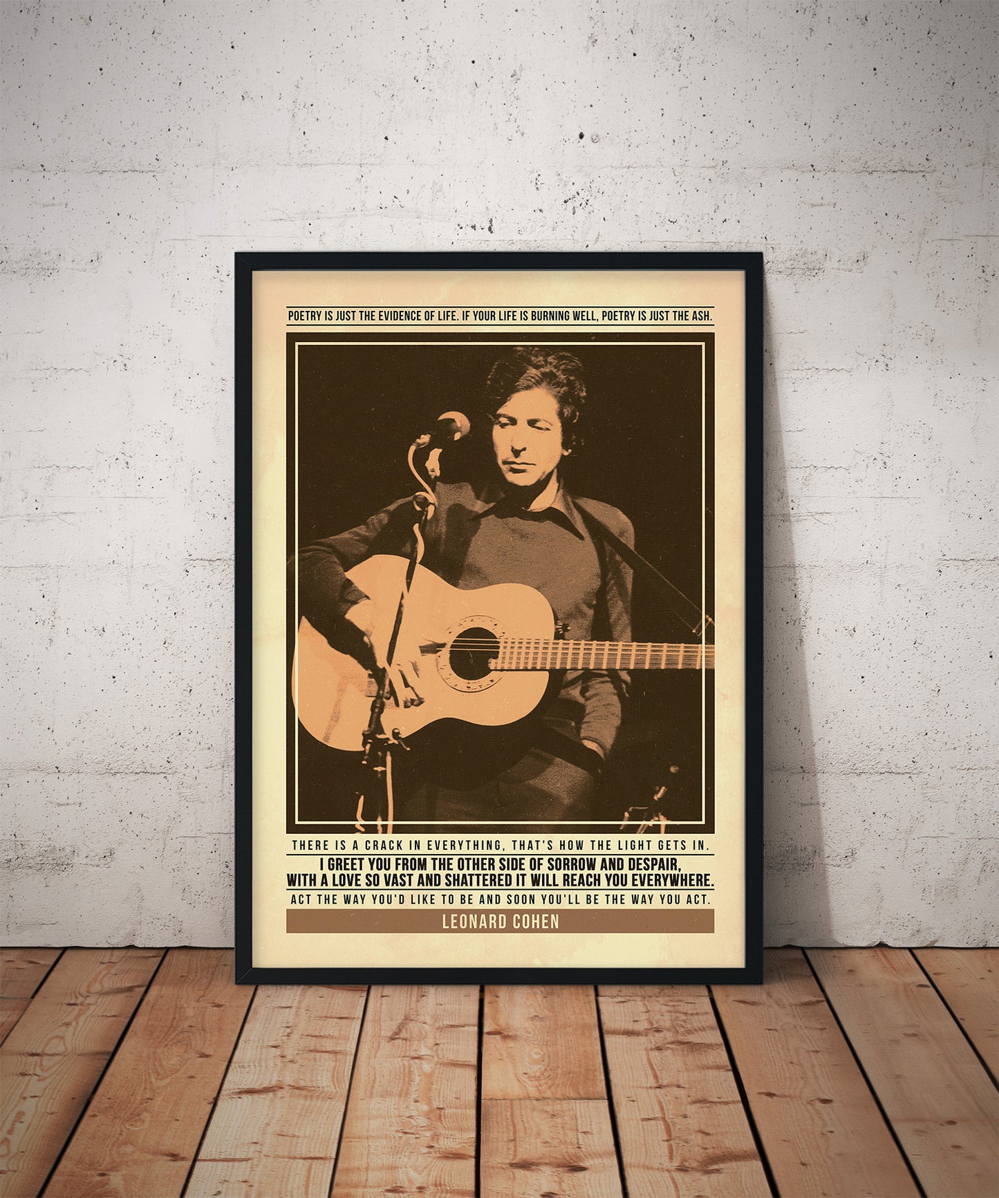 Leonard Cohen Print