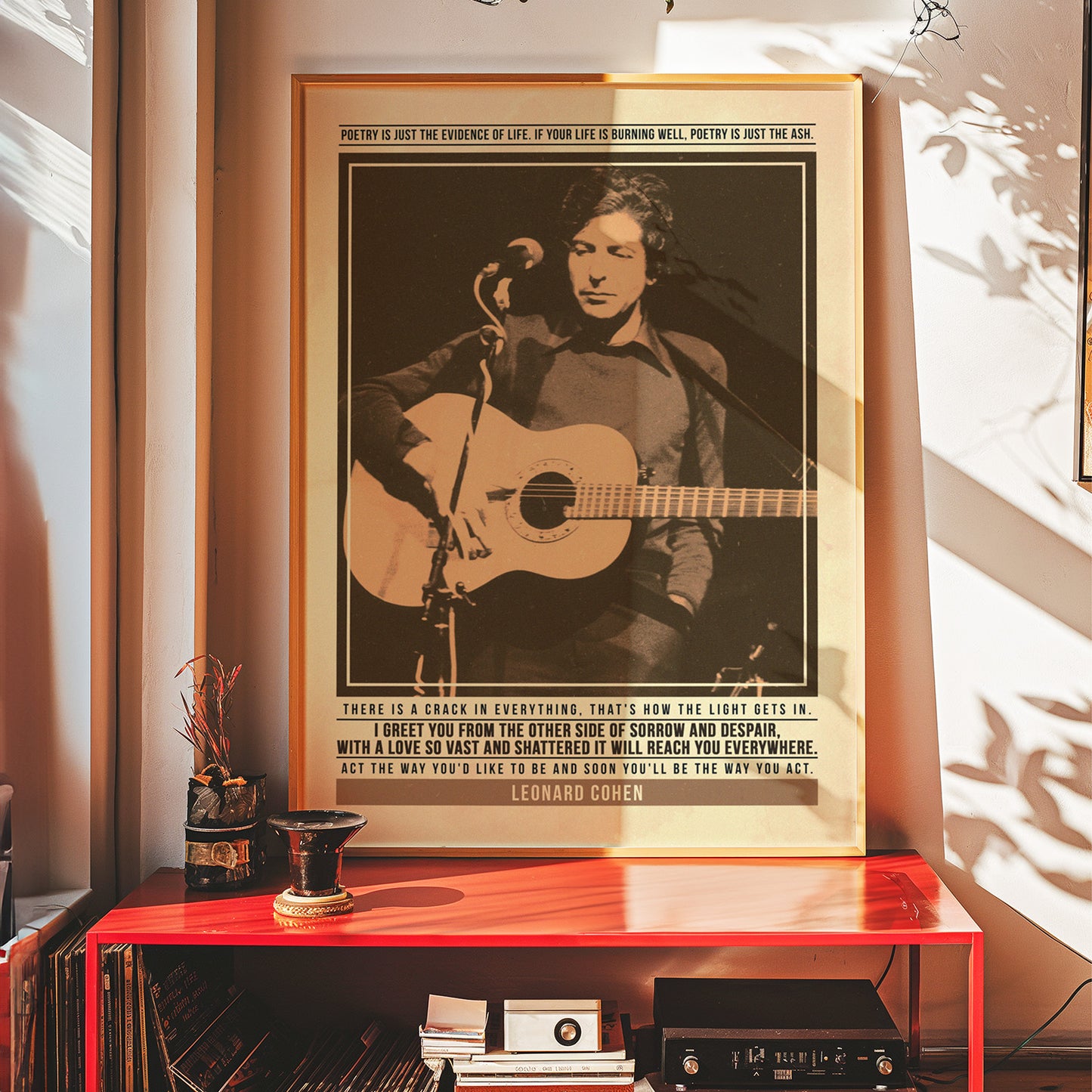 Leonard Cohen Print