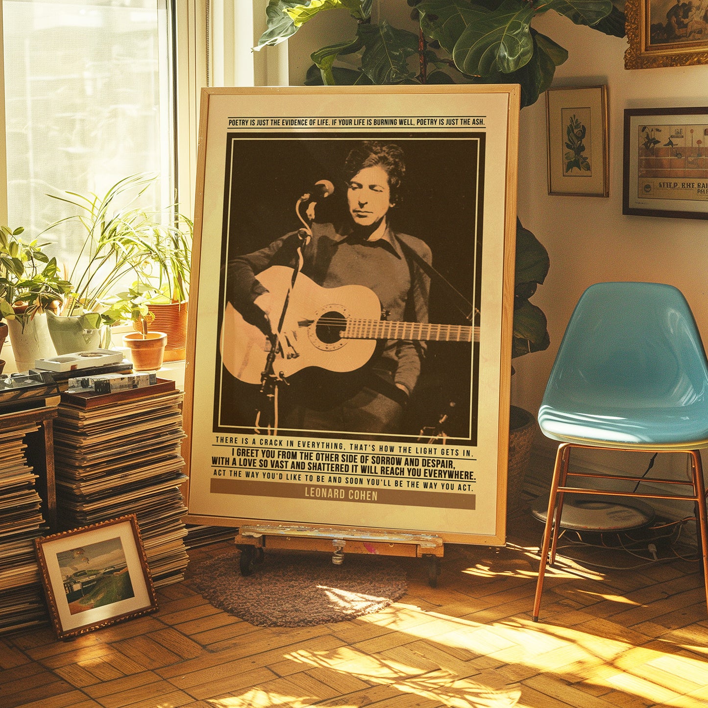 Leonard Cohen Print
