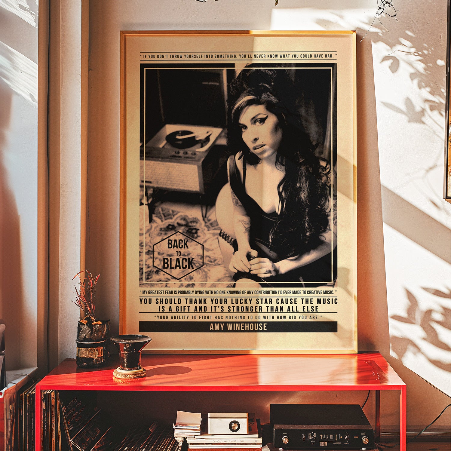 Amy Winehouse Back to Black Print