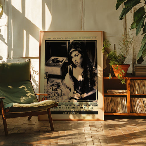 Amy Winehouse Back to Black Print