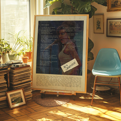 Amy Winehouse | Back to Black Lyrics Print