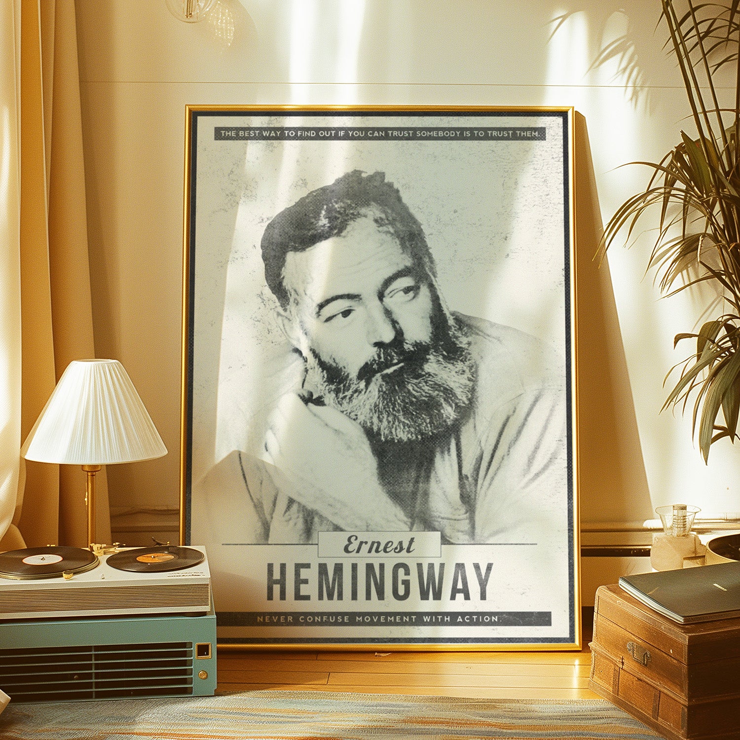 Ernest Hemingway Print
