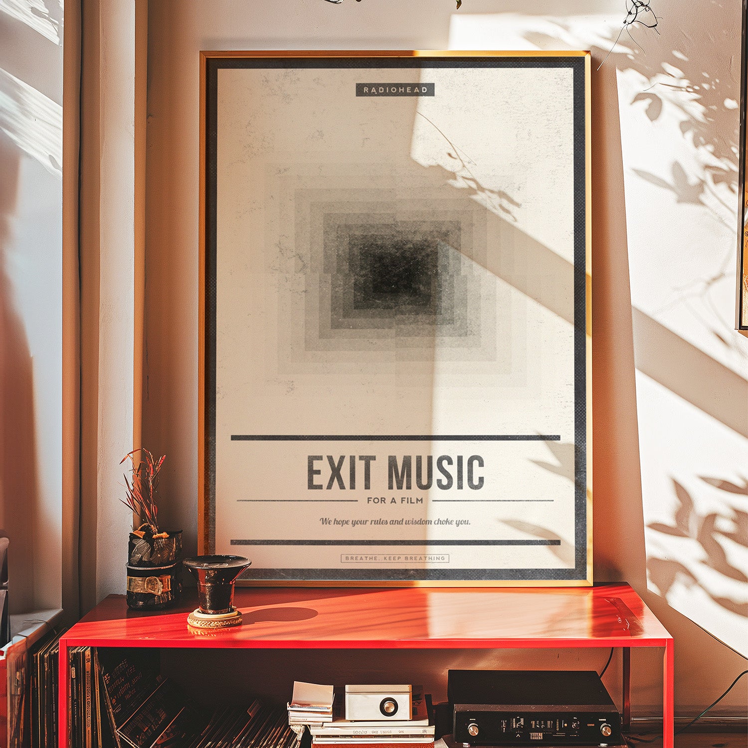 Radiohead Exit Music Print