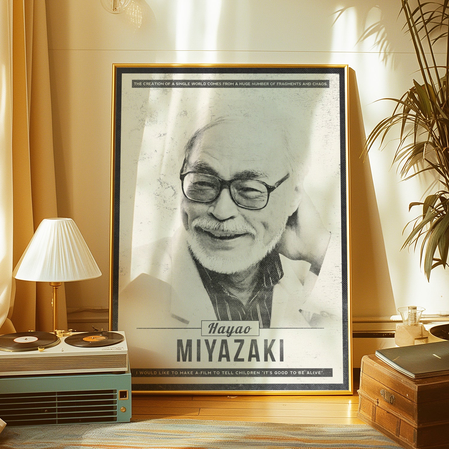 Hayao Miyazaki Print