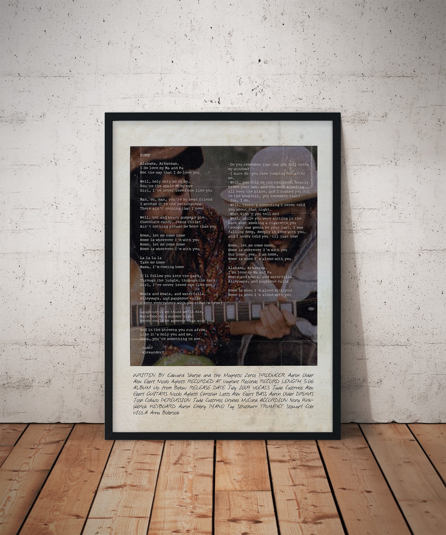 Edward Sharpe & The Magnetic Zeros | Home Print