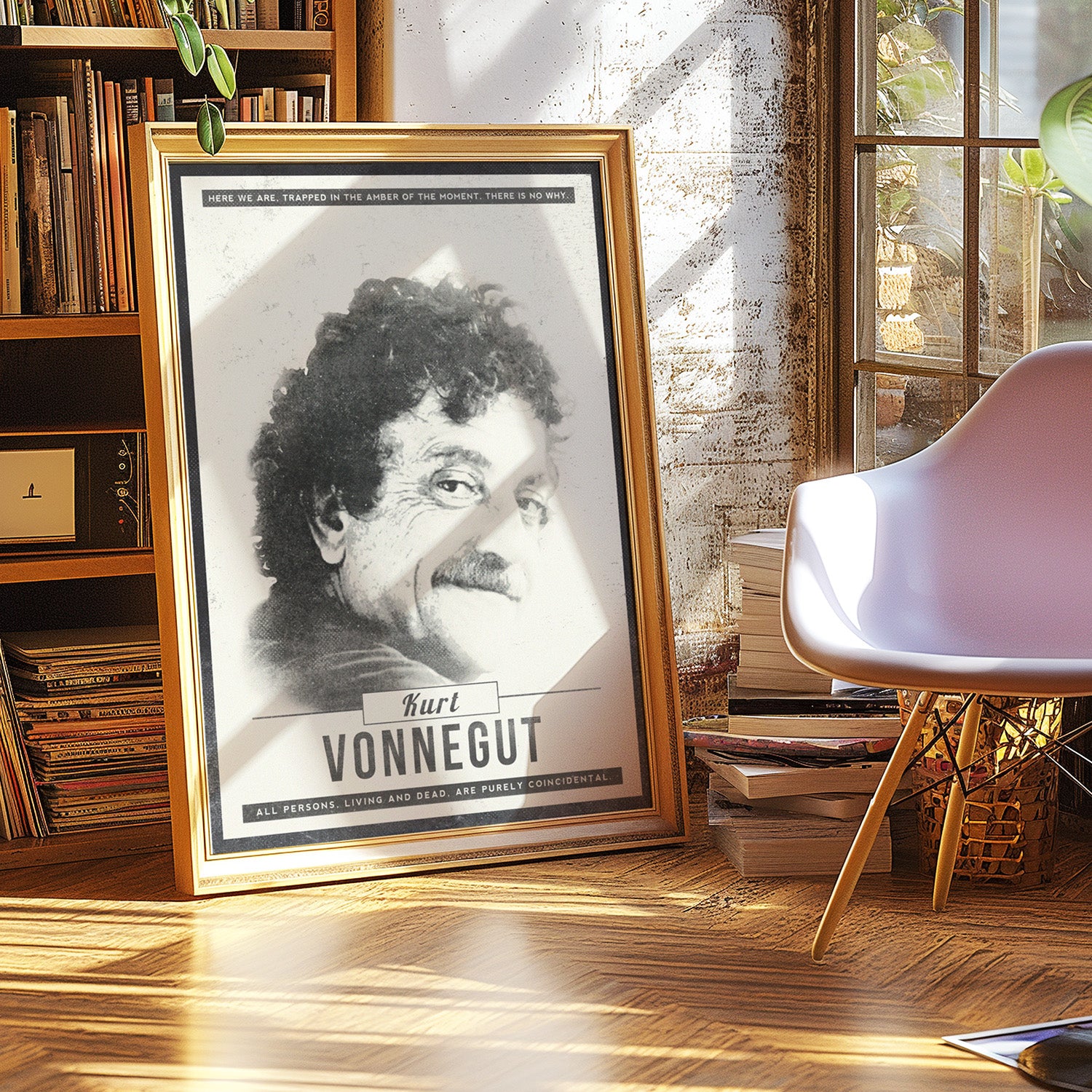 Kurt Vonnegut Print