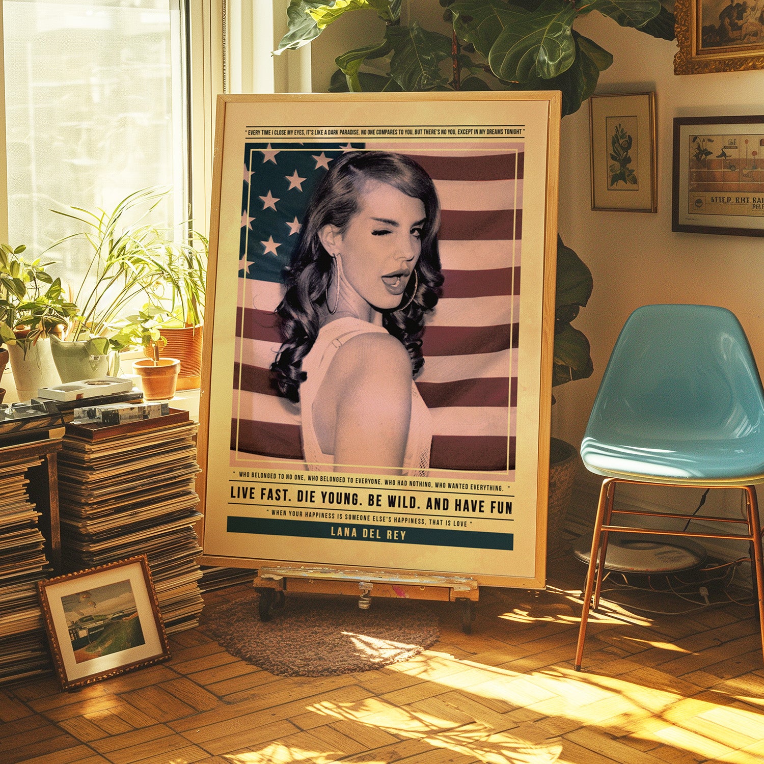 Lana Del Rey USA Print