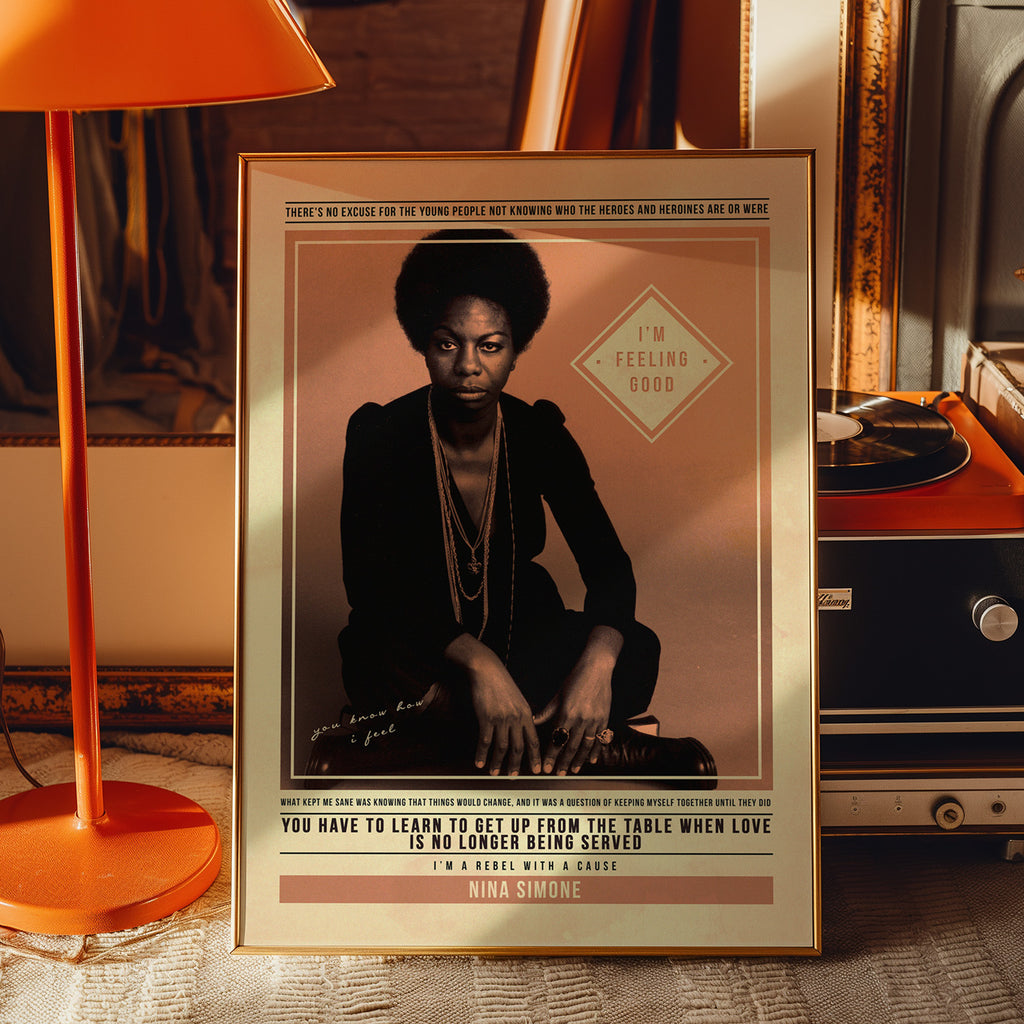 Nina Simone Wall Art | Feeling Good Print