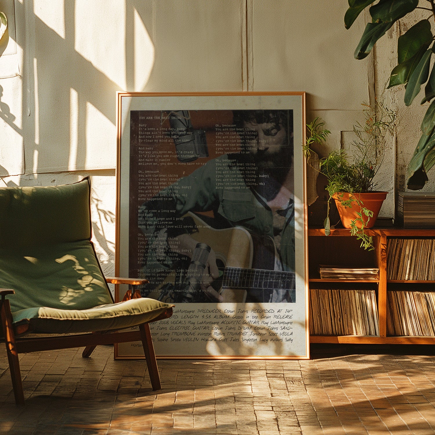 Ray LaMontagne Lyrics Print