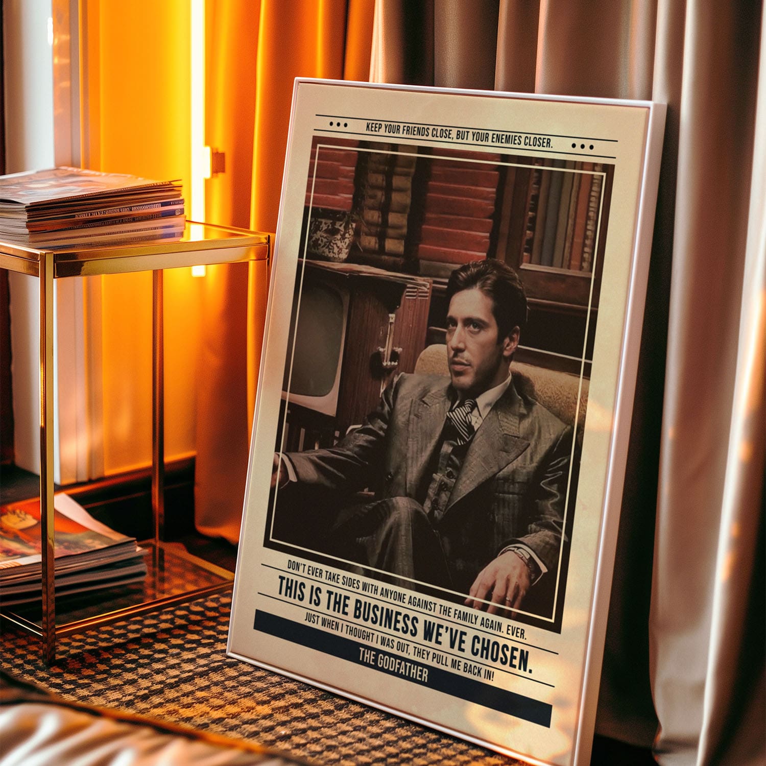 The Godfather Print I Michael Corleone