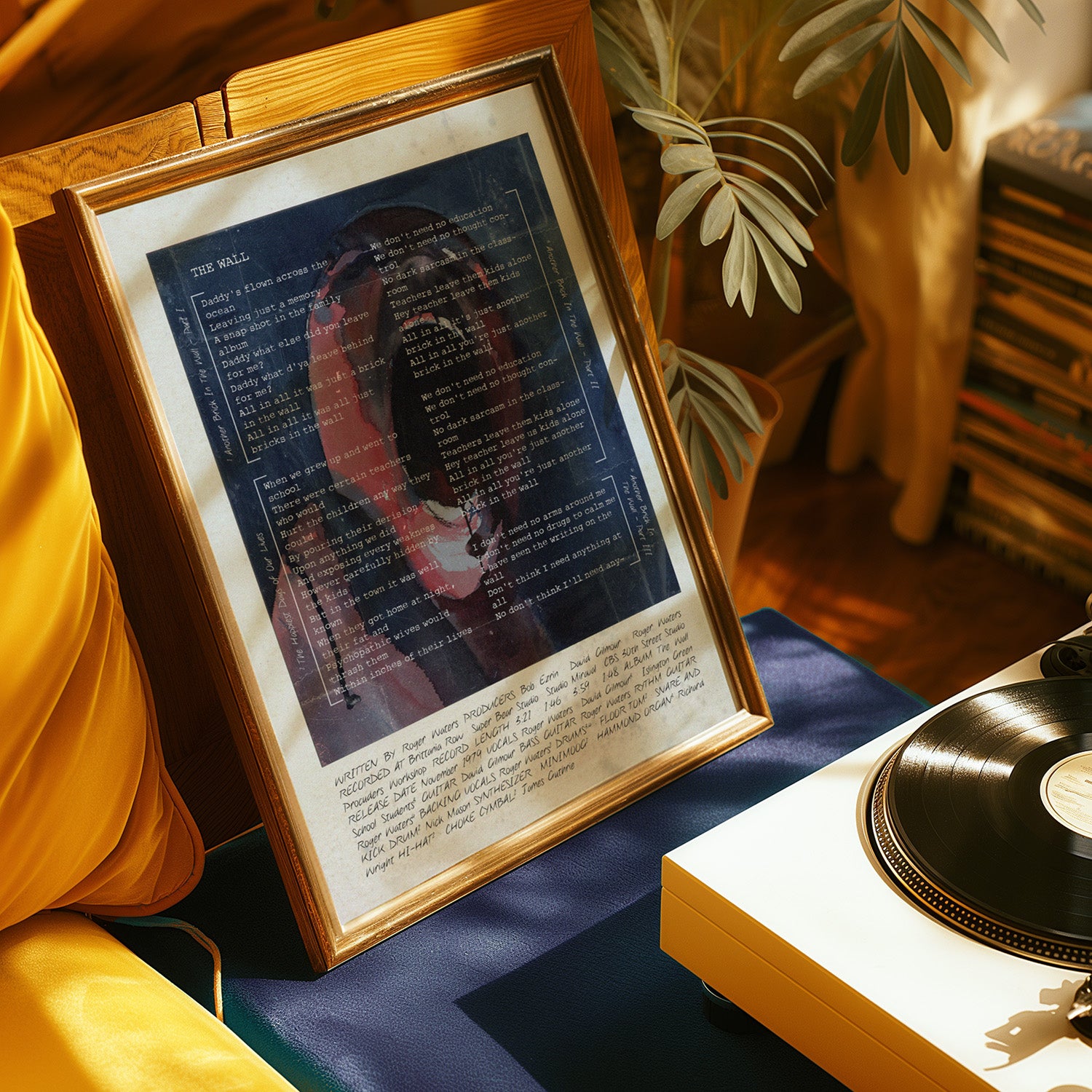 Pink Floyd | The Wall Lyrics Print