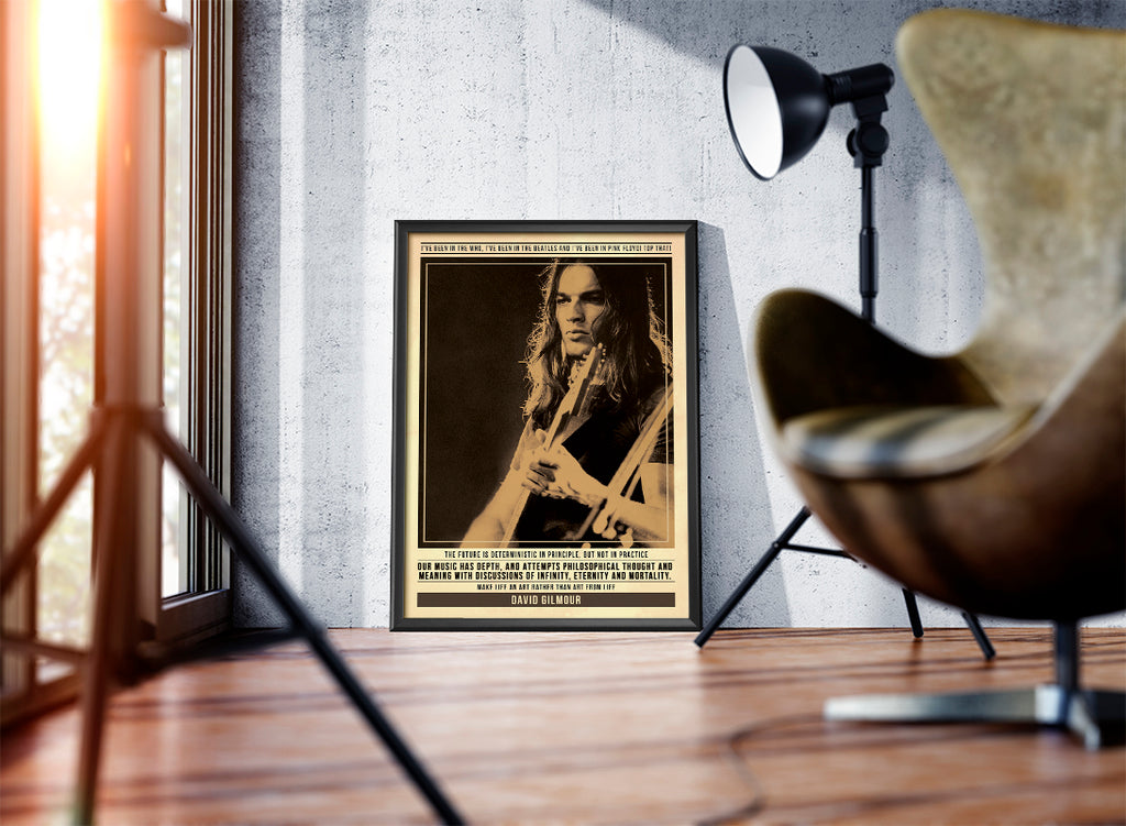 David Gilmour Wall Art | Pink Floyd Print