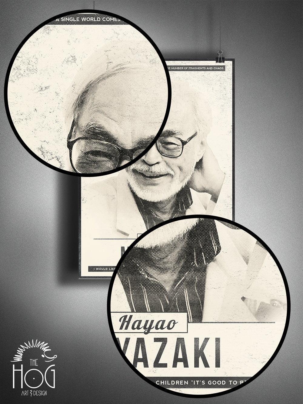 Hayao Miyazaki Print