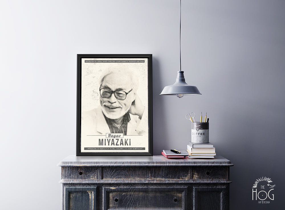 Hayao Miyazaki Print